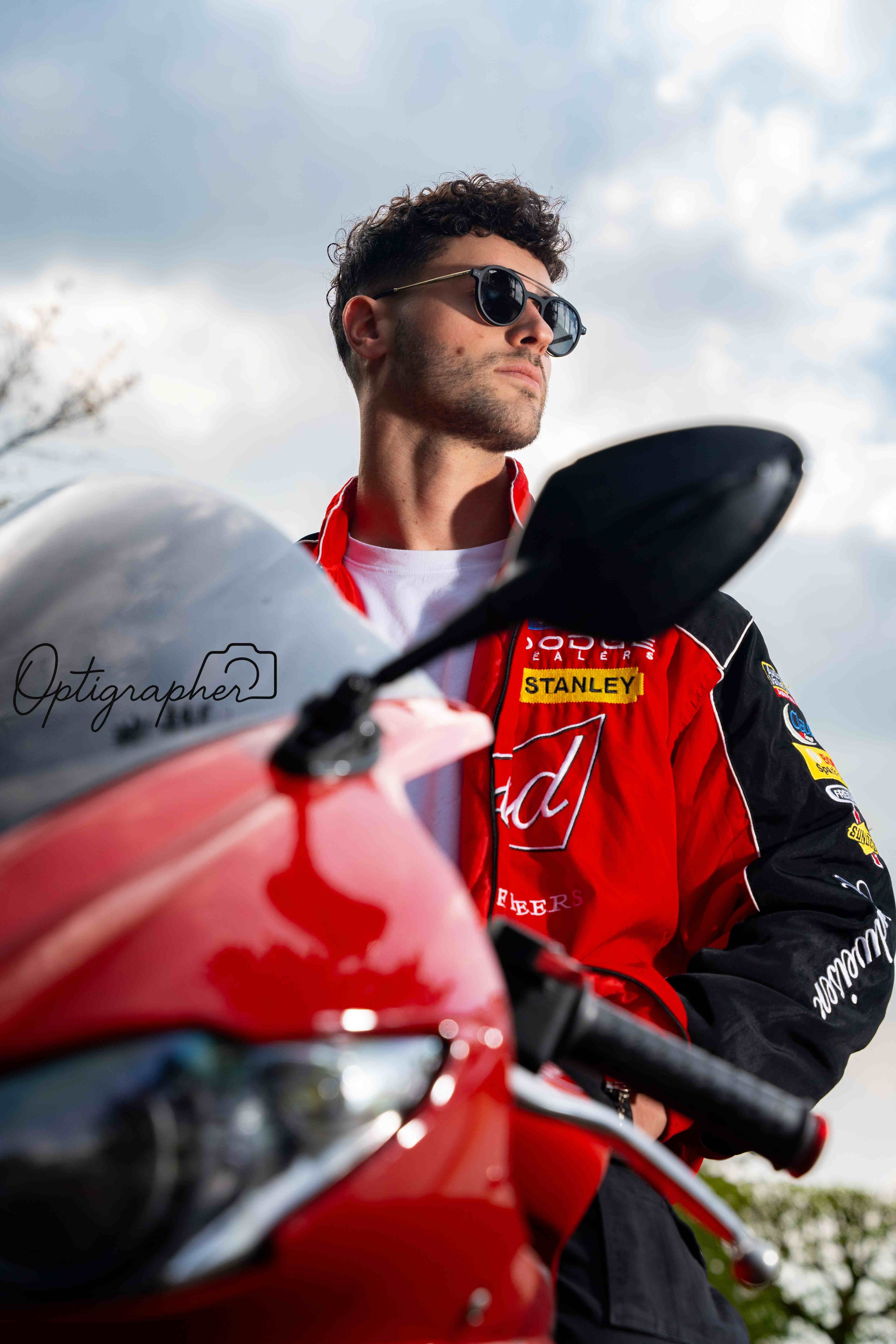 Portrait professionnel moto à Lyon